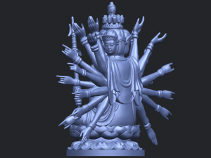 avalokitesvara bodhisattva multi hand 04 3Dプリントモデル