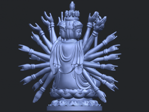 avalokitesvara bodhisattva multi hand 04 3Dプリントモデル