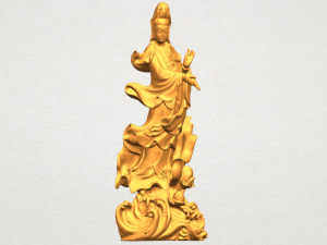 avalokitesvara bodhisattva - standing 07 3Dプリントモデル