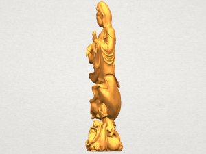 avalokitesvara bodhisattva - standing 07 Modelo de Impressão 3D