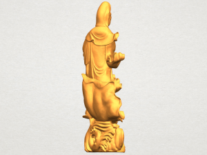 avalokitesvara bodhisattva - standing 07 Modelo de Impressão 3D