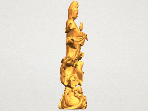 avalokitesvara bodhisattva - standing 07 Modelo de Impressão 3D
