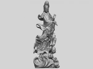 avalokitesvara bodhisattva - standing 07 3D Print Model