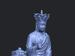 avalokitesvara bodhisattva - sit on lion 3D 打印模型