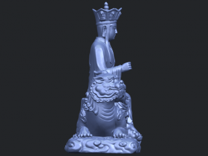 avalokitesvara bodhisattva - sit on lion 3D 打印模型