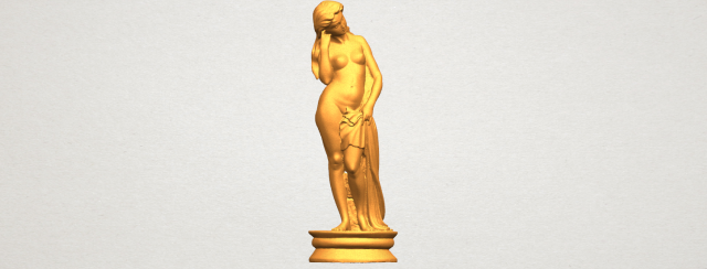 naked girl - bathing06 3D Принт Модель .c4d .max .obj .3ds .fbx .stl .blend 
