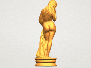 naked girl - bathing06 3D Принт Модель