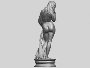 naked girl - bathing06 3D Принт Модель
