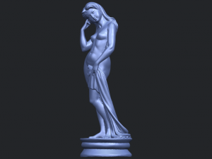naked girl - bathing06 3D Принт Модель