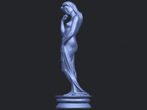 naked girl - bathing06 3D Принт Модель