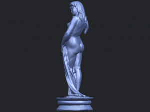 naked girl - bathing06 3D Принт Модель