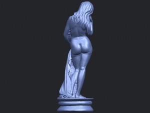 naked girl - bathing06 3D Принт Модель