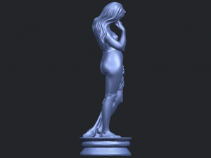 naked girl - bathing06 3D Принт Модель