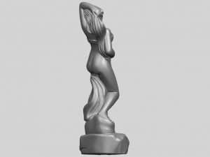 naked girl - bathing07 Modello di stampa 3D