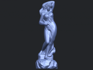 naked girl - bathing07 Modello di stampa 3D