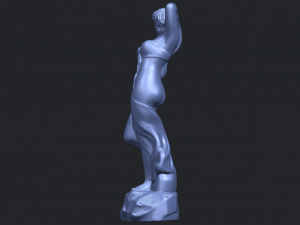 naked girl - bathing07 Modello di stampa 3D