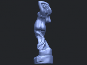 naked girl - bathing07 Modello di stampa 3D