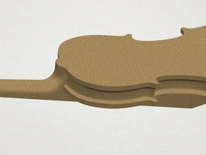 violin 3D Print Model