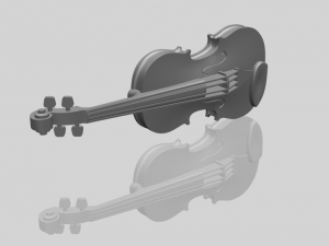 violin Modèles 3D en vedette