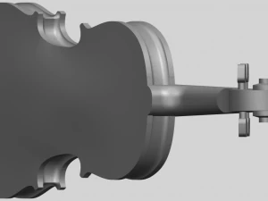 violin 3D Print Model