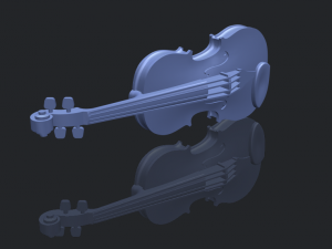 violin Modèles 3D en vedette