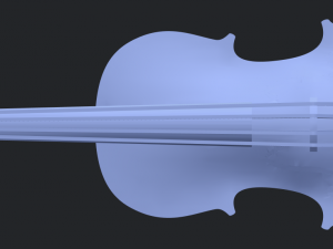 violin Modèles 3D en vedette