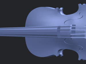 violin Modèles 3D en vedette