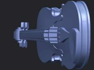 violin Modèles 3D en vedette