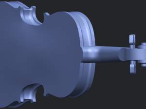 violin Modèles 3D en vedette