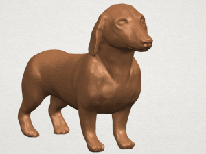 dog - dachshund 3D Print Model