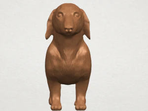 dog - dachshund 3D Print Model