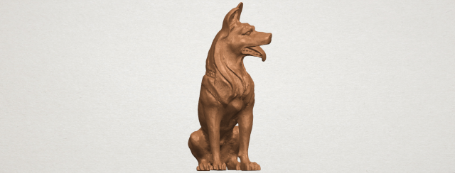 dog - wolfhound Modelo de impresión 3D .c4d .max .obj .3ds .fbx .stl .blend 