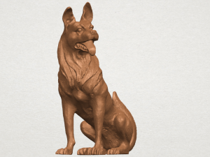 dog - wolfhound Modelo de impresión 3D