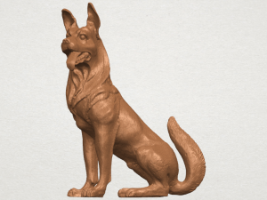 dog - wolfhound Modelo de impresión 3D