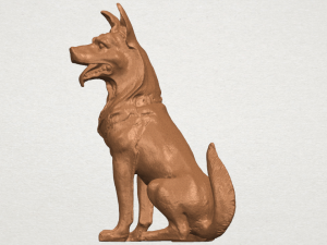 dog - wolfhound Modelo de impresión 3D