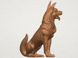 dog - wolfhound Modelo de impresión 3D