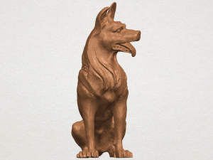 dog - wolfhound Modelo de impresión 3D