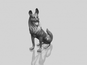 dog - wolfhound Modelo de impresión 3D