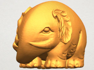 elephant 04 3D Print Model