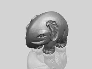 elephant 04 3Dプリントモデル