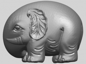elephant 04 3Dプリントモデル