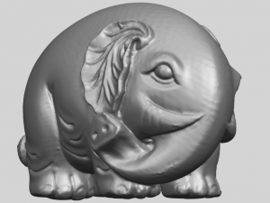 elephant 04 3Dプリントモデル