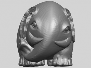 elephant 04 3Dプリントモデル