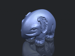 elephant 04 3Dプリントモデル