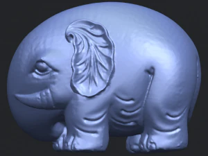 elephant 04 3D Print Model