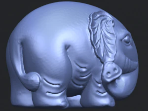 elephant 04 3D Print Model