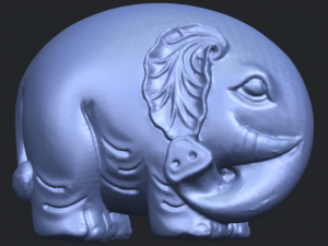 elephant 04 3Dプリントモデル