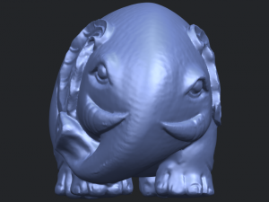 elephant 04 3Dプリントモデル