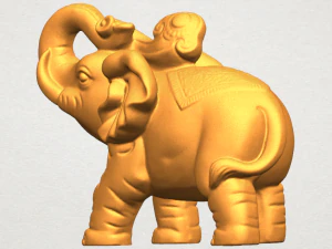elephant 05 3D Print Model