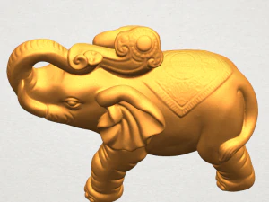 elephant 05 3D Print Model